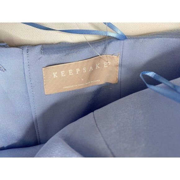 KEEPSAKE‎ The Label Cornflower Blue Untouchable Strapless Dress Sz Large NEW - Picture 4 of 9